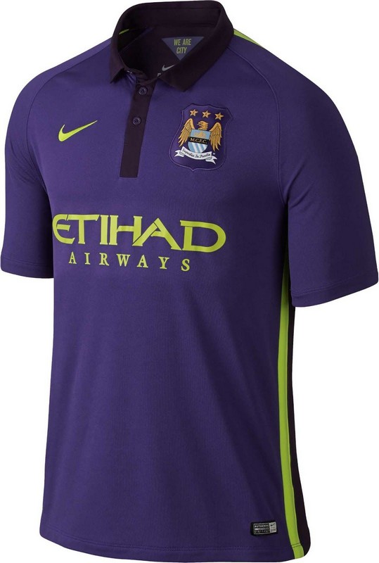 

Футболка-поло Nike FC Manchester City FLD Stadium 631208-547 фиолетовая