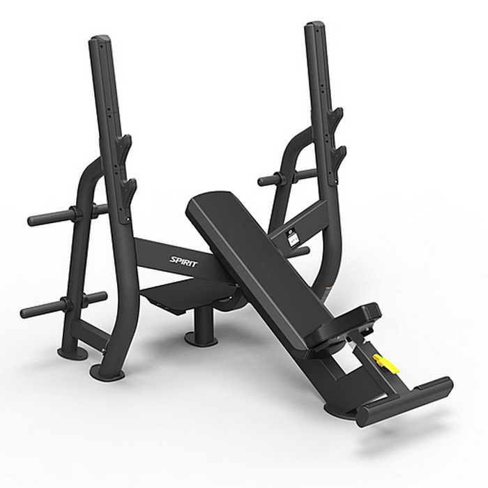 фото Олимпийская скамья для жима под углом spirit fitness sp-4210