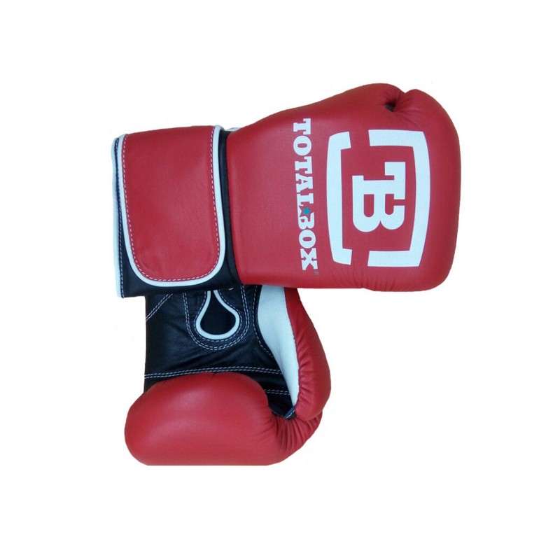 фото Боксерские перчатки totalbox для спарринга, цвет: красный с черным