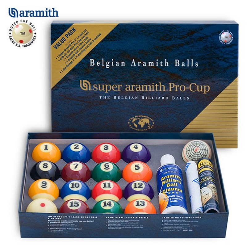 Шары Aramith Pool Super Pro-Cup Value Pack ?57,2мм - фото 1