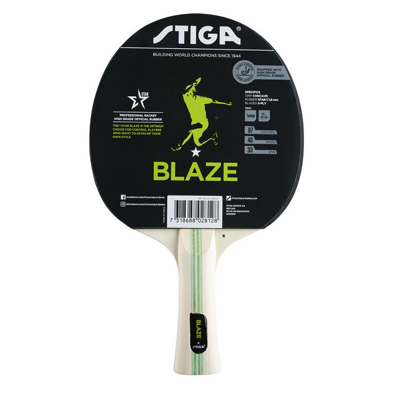

Ракетка для настольного тенниса Stiga Blaze WRB ACS,1211-6018-01