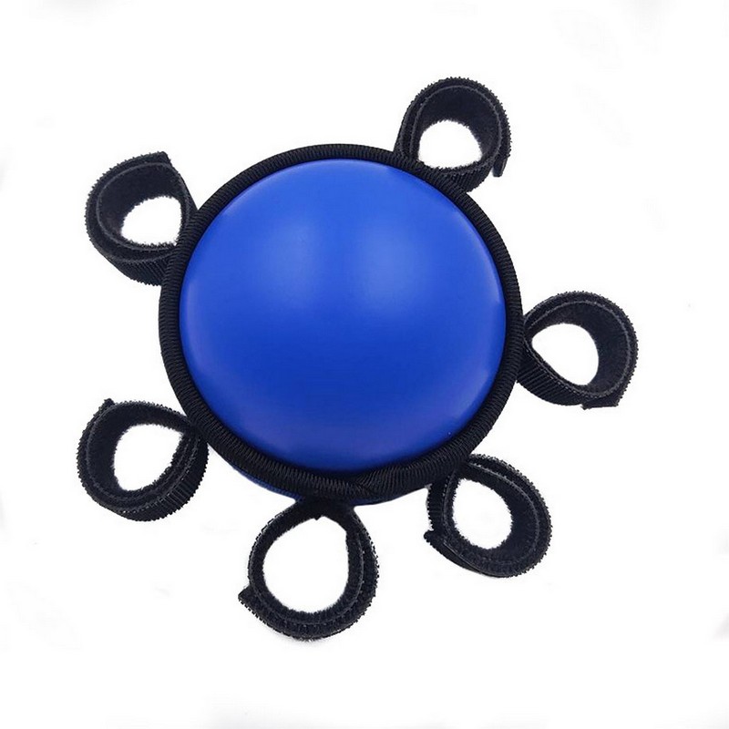 Купить Эспандер Sportex мяч d7см с креплением для пальцев E32603 синий,