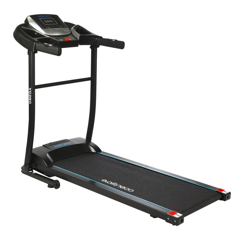 Беговая дорожка EVO Fitness Omega, коврик в комплекте 800_800