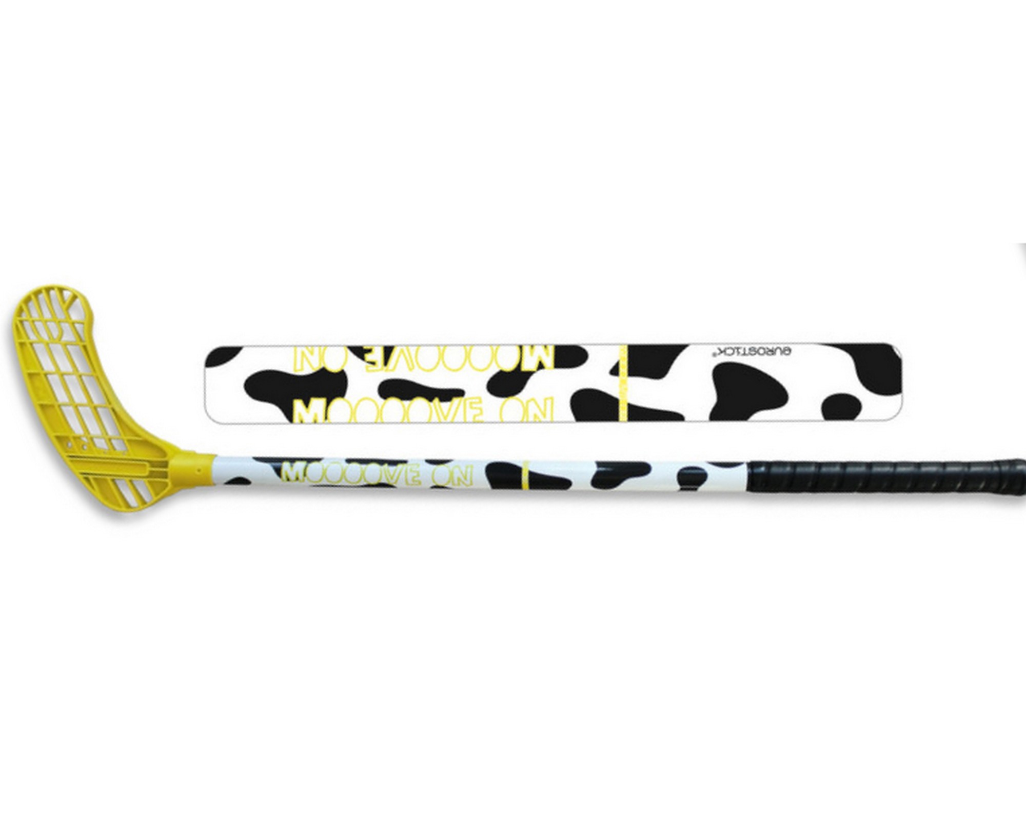 фото Клюшка флорбольная acito moooo 33 yellow 80 round - левый