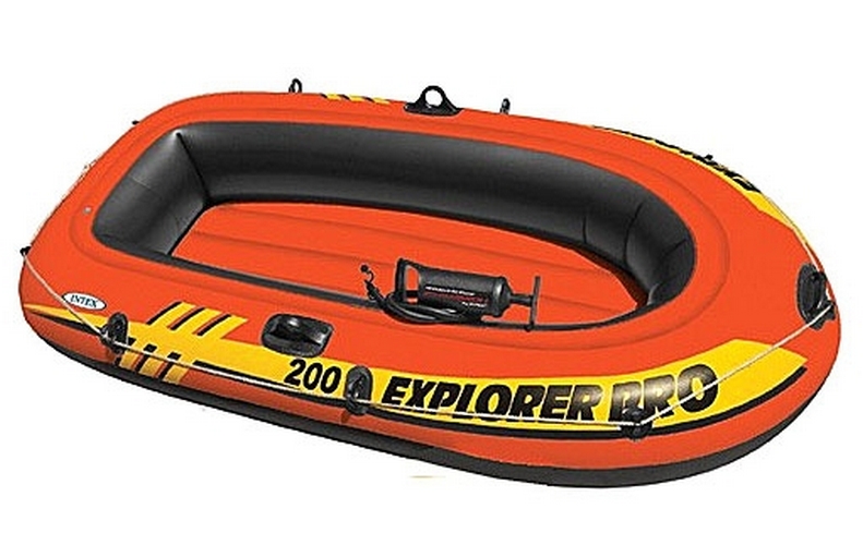 Надувная лодка Intex Explorer Pro 200 (до 120кг) 58356, уп.3 - фото 1