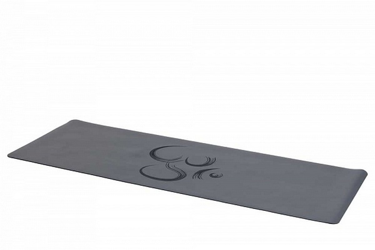 Коврик для йоги 185x68x0,4 см Inex Yoga PU Mat полиуретан c гравировкой PUMAT-120 темно-серый
