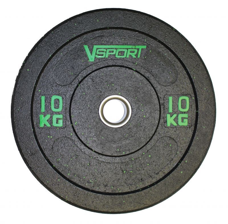 фото Диск бамперный v-sport черный 10 кг ftx-1037-10