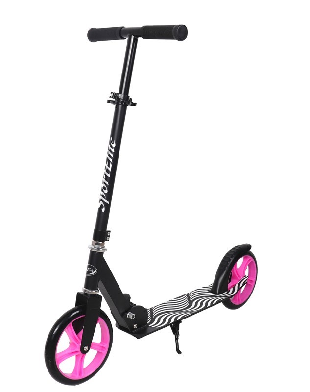 

Самокат Sport Elite SE-310 черный/фиолетовый