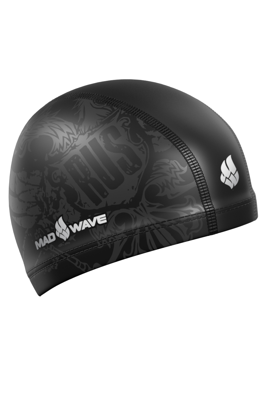 ПУ шапочка Mad Wave Black Rus M0585 04 0 00W