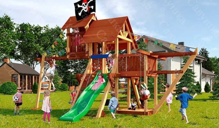 

Игровая площадка Савушка Lux 7