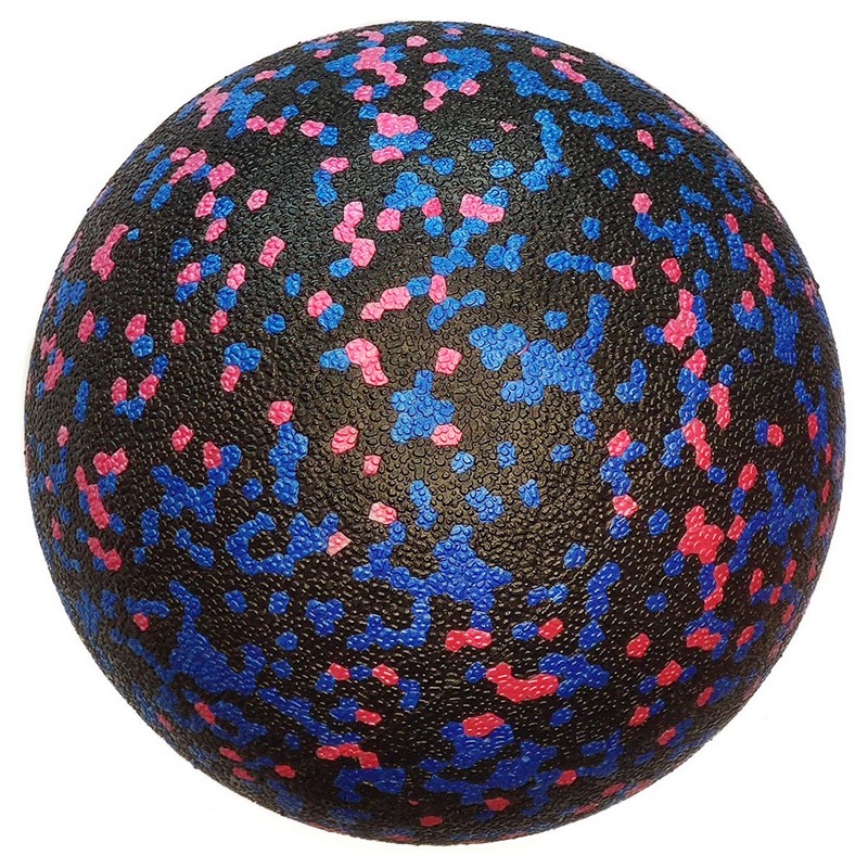 Мячик массажный одинарный 12см Sportex MFS-107 мультиколор (E33010)