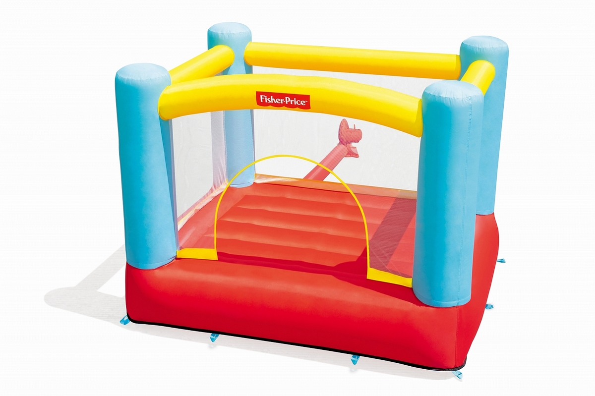 фото Надувной батут bouncetacular 200x170x152см, электрический насос bestway 93549