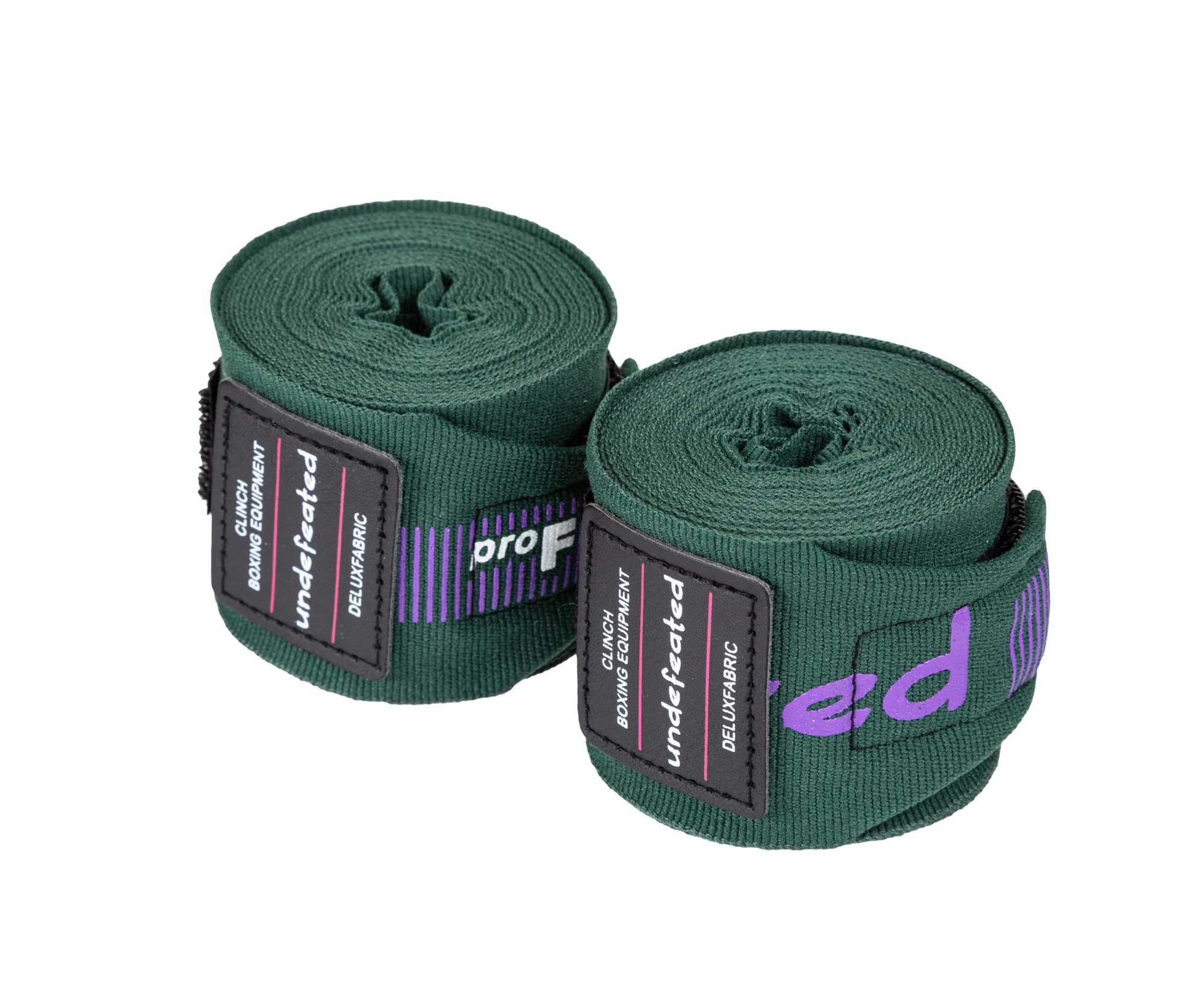 

Бинты боксерские, длина 3,5 м Clinch Boxing Hand Wrap Undefeated C240 темно-зеленый