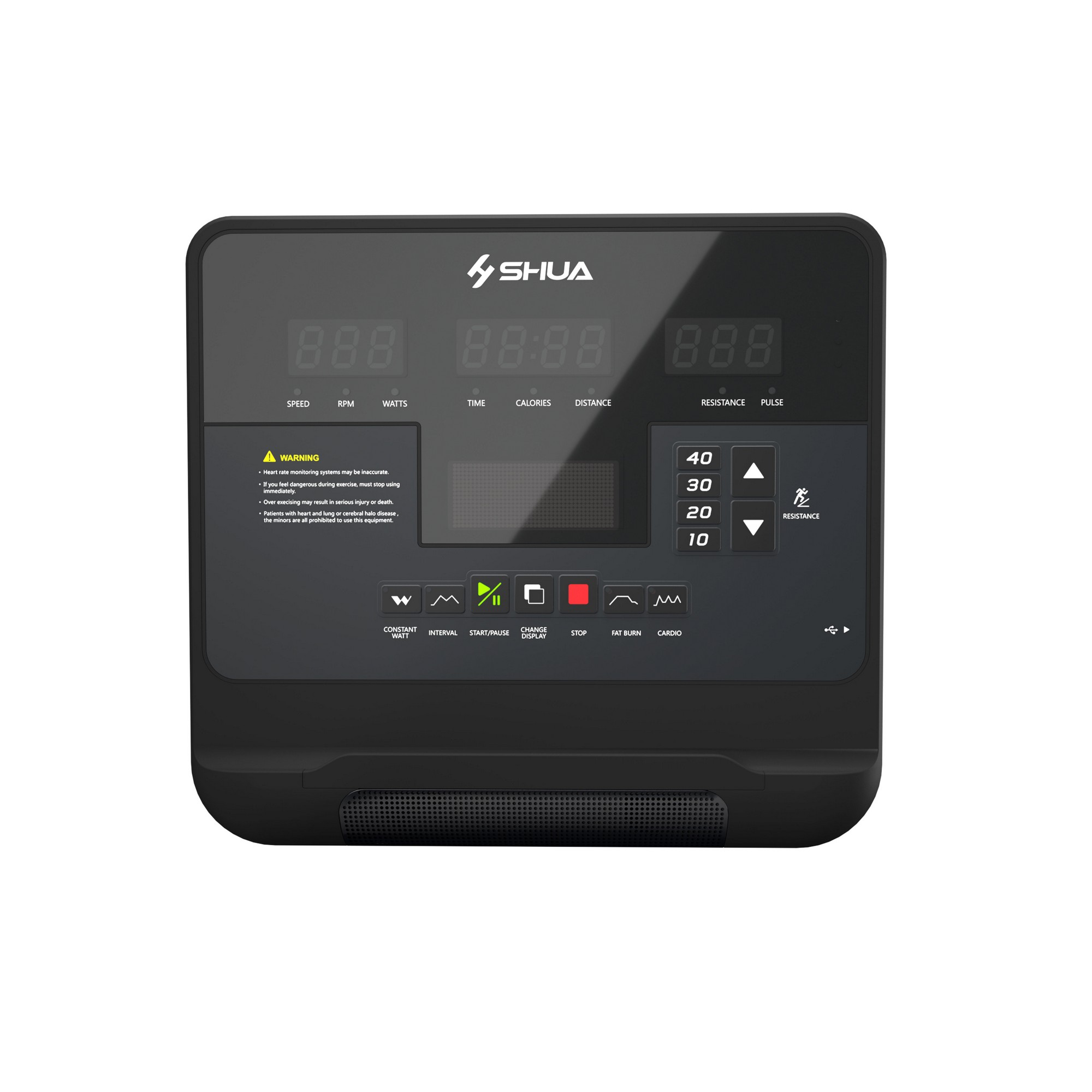 Эллиптический тренажер Shua SH-B9100E (Led display) 2000_2000
