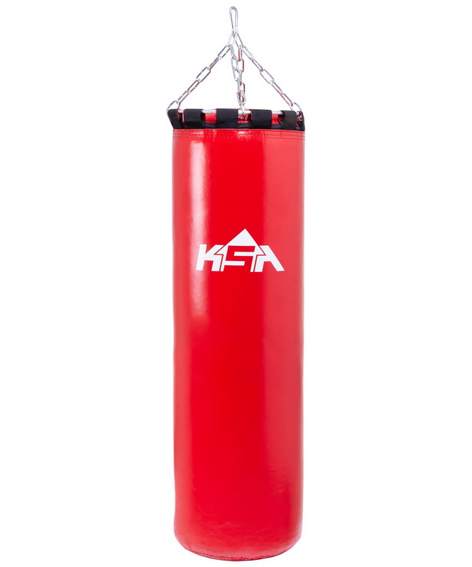 Купить Мешок боксерский KSA PB-01, 120 см, 45 кг, тент, красный,