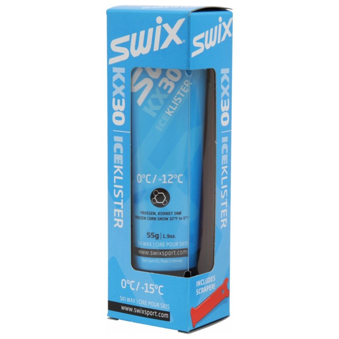 Купить Клистер Swix KX30 Ice Klister (со скребком) (0°С -12°С) 55 г,