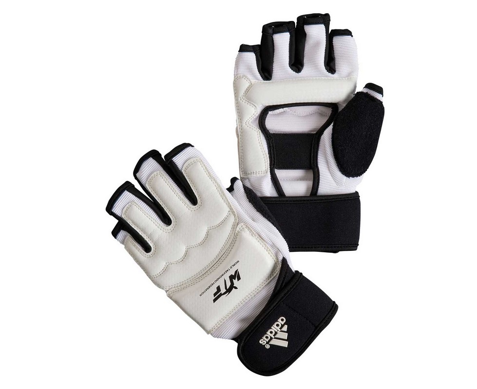 Купить Перчатки для тхэквондо Adidas WTF Fighter Gloves белые adiTFG01,