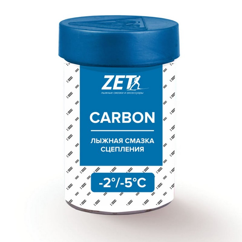 Купить Мазь держания Zet Carbon Blue (-2°С -5°С) 30 г (без фтора) 34436,