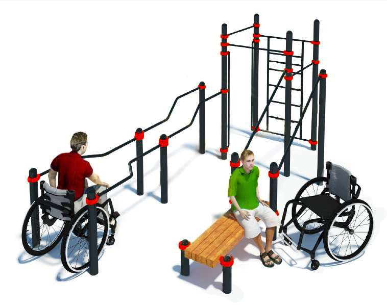 Купить Комплекс для инвалидов-колясочников Traning W-7.03 Hercules 5196,