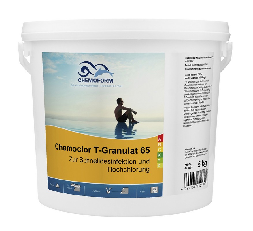 Кемохлор Chemoform Т-65 гранулированный 0501005, 5 кг 878_800
