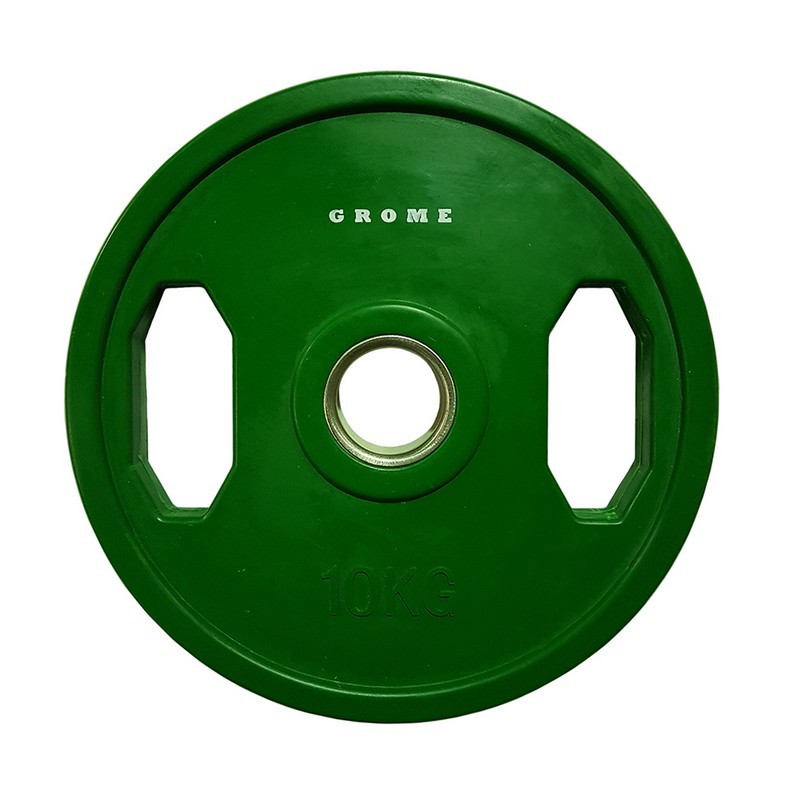 Диск олимпийский d51мм Grome Fitness WP078-10 зеленый - фото 1