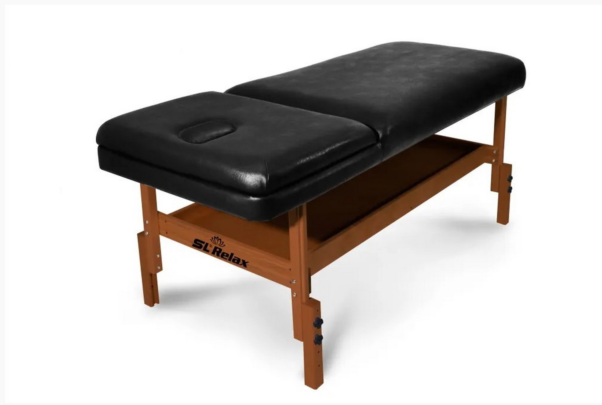 фото Массажный стол start line relax comfort slr-4 черная кожа
