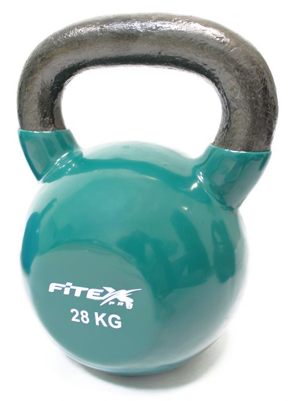 фото Гиря в виниловой оболочке 28 кг fitex pro ftx2201-28