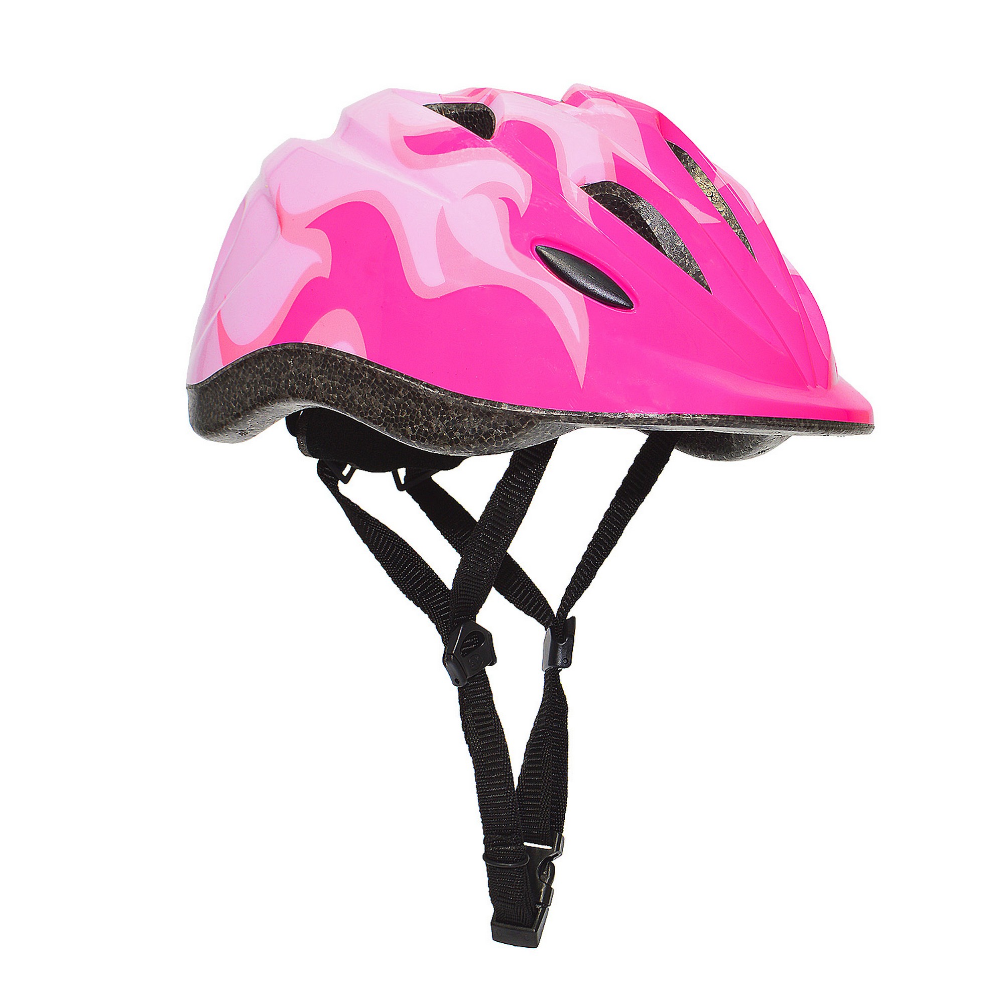 Шлем детский RGX с регулировкой размера 50-57 Flame розовый - фото 1