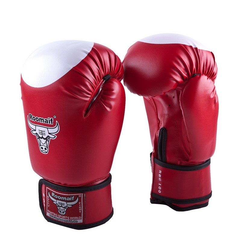 Перчатки боксерские Roomaif RBG-100 Dx Red 800_800