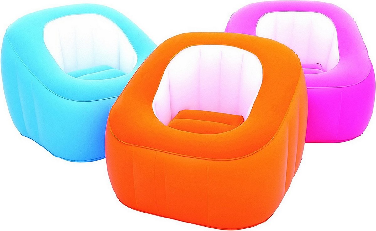 Надувное кресло Comfi Cube 74х74х64 см Bestway 75046 1200_738