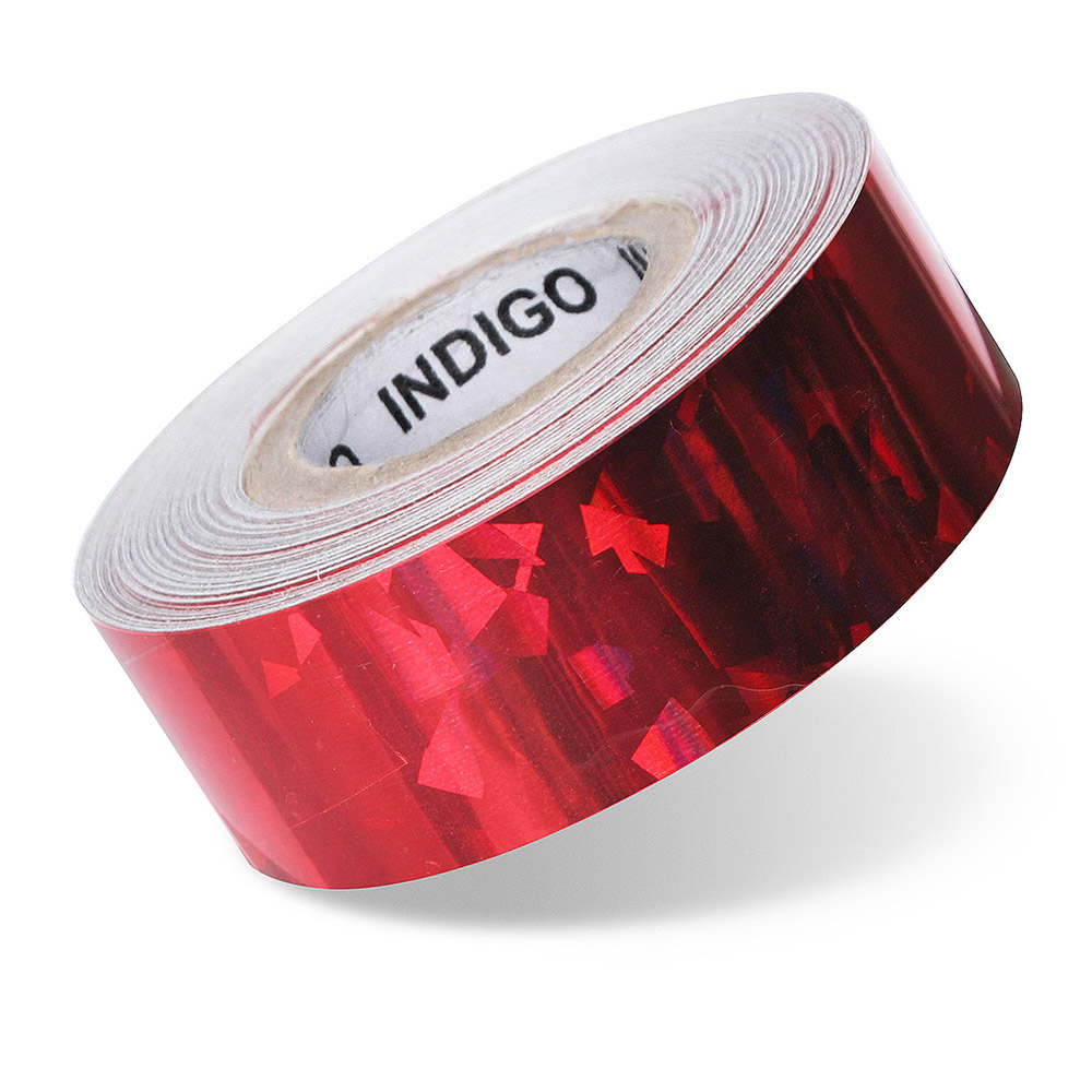 Обмотка для гимнастического обруча Indigo Ice IN379-RD, 20мм*14м, красный 1000_1000