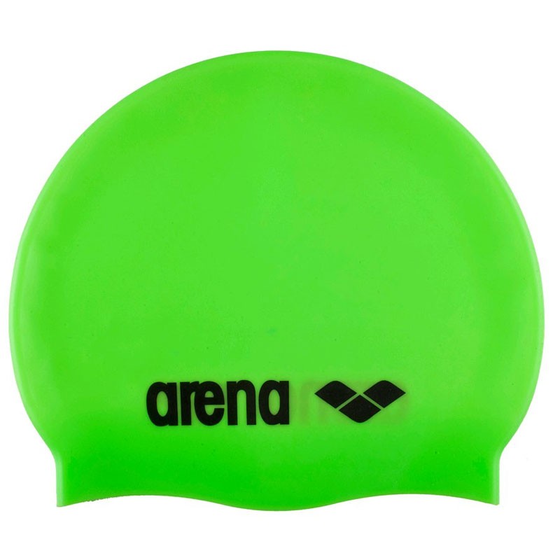 Купить Шапочка для плавания Arena Classic Silicone 9166265, силикон, зеленый,