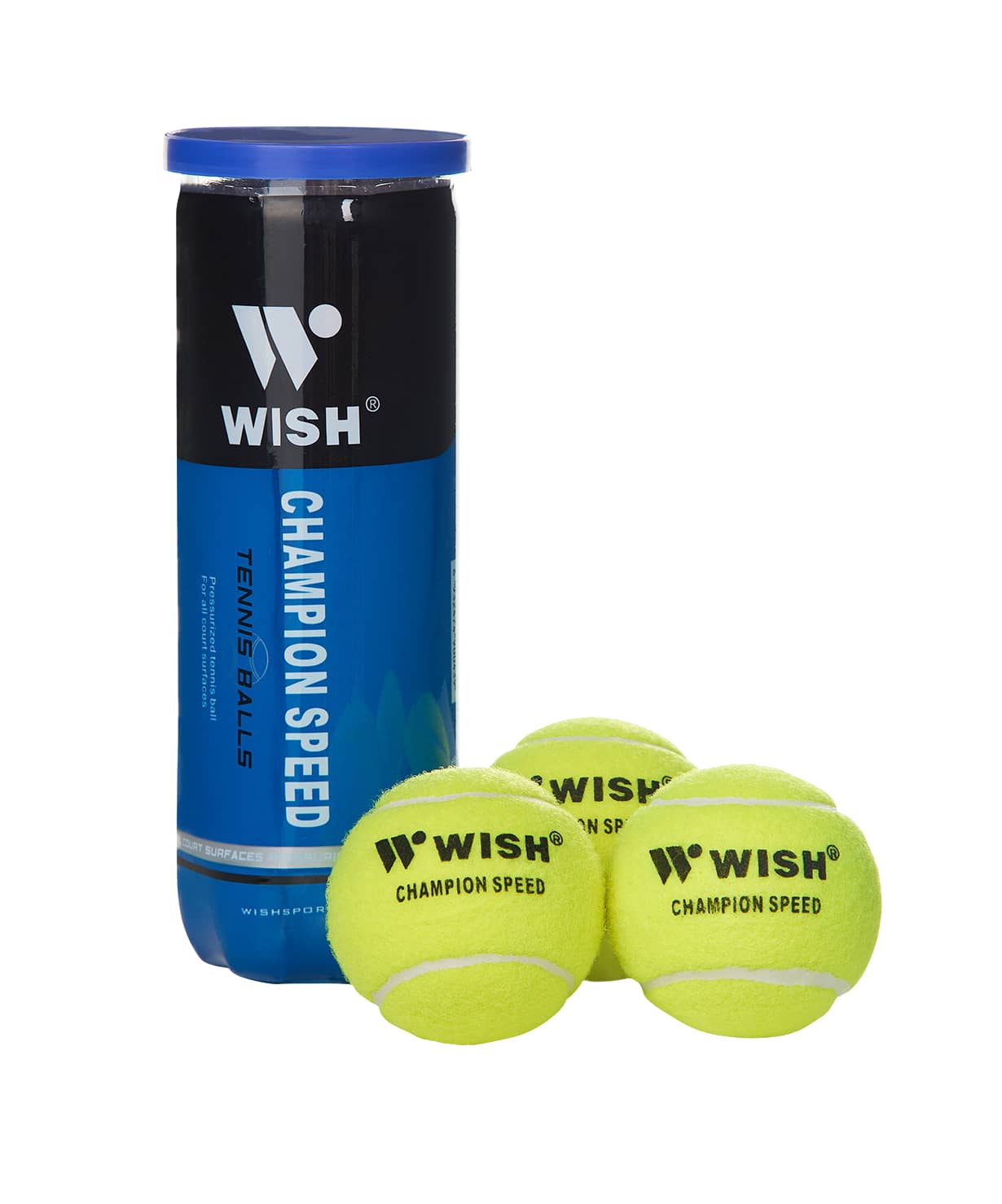 Мяч для большого тенниса Wish Champion Speed 610, 3 шт.