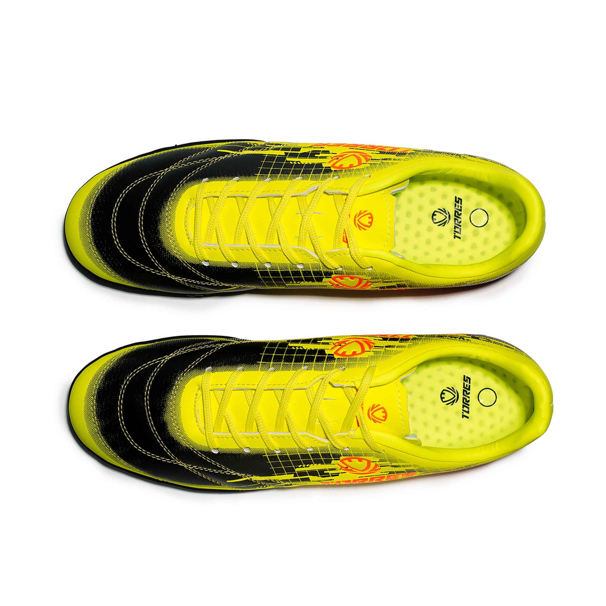 Бутсы футбольные (многошиповки) подростковые Torres COPA-J TS234237-614 чёрно-жёлтый 2000_2000