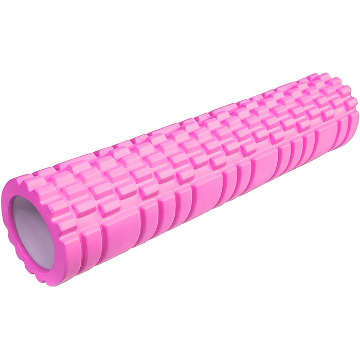 Купить Ролик для йоги Sportex (розовый) 61х13,5см ЭВААБС E29390,