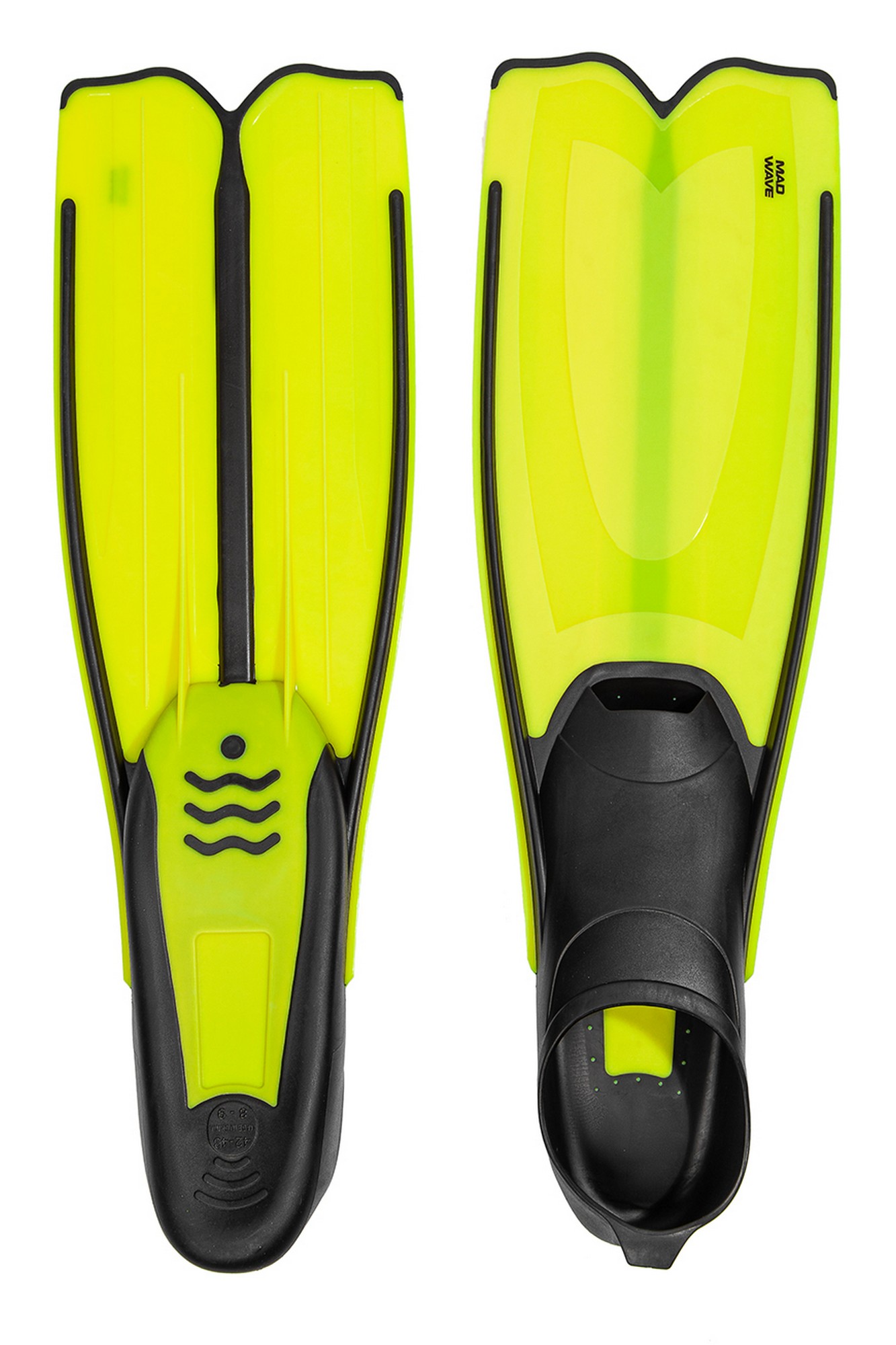 Ласты Mad Wave Vector II M0640 05 06W желтый 1333_2000