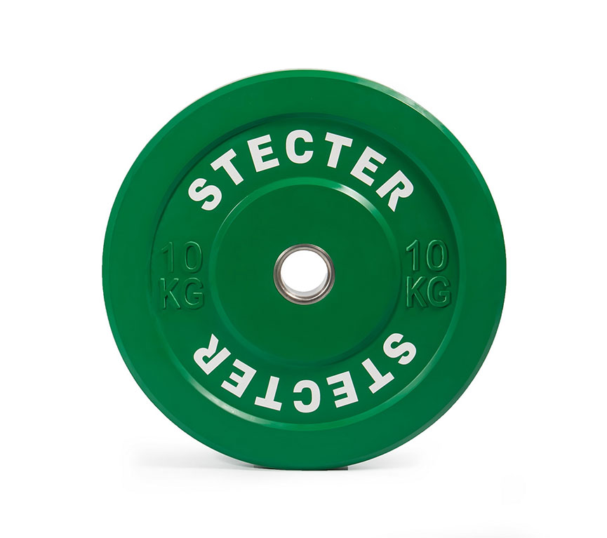фото Диск тренировочный stecter d50 мм 10 кг (зеленый) 2192