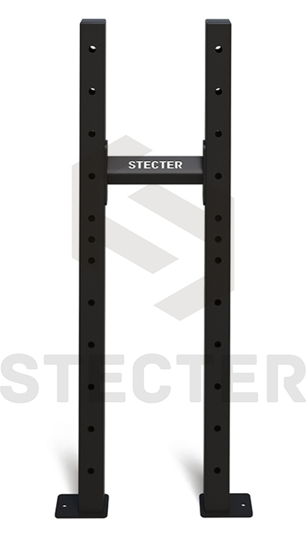 фото Стеллажная стойка - двойная с перемычкой stecter (к-кт) н=1920 мм 2464