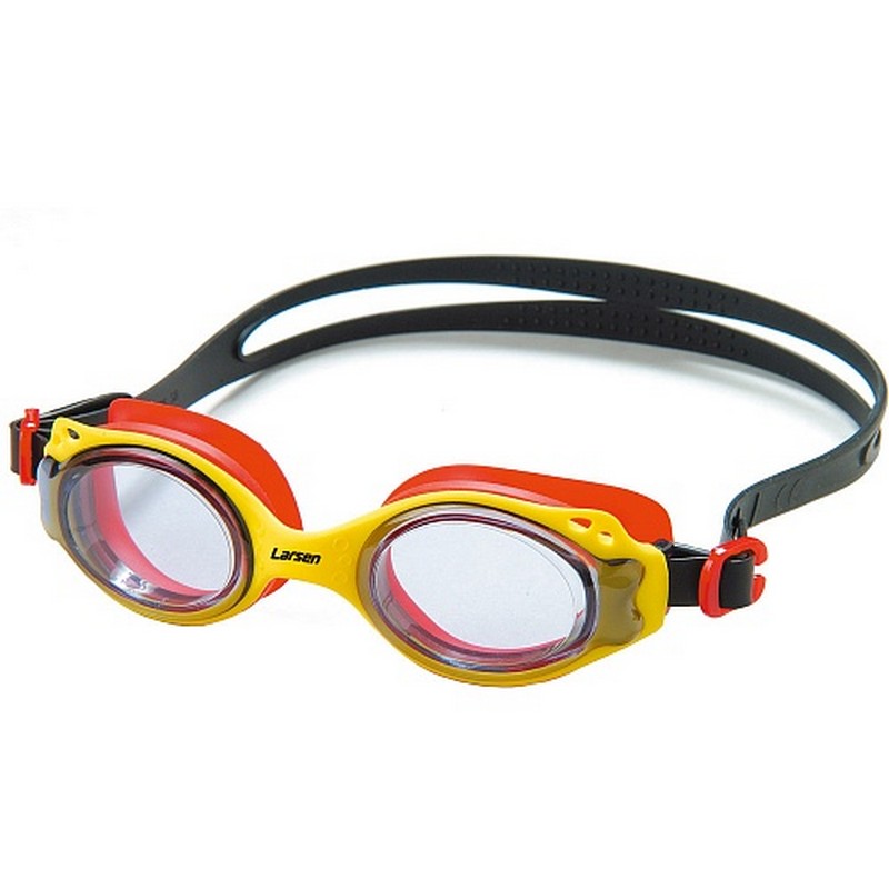 фото Очки для плавания детские larsen ds-gg209 yellow\red