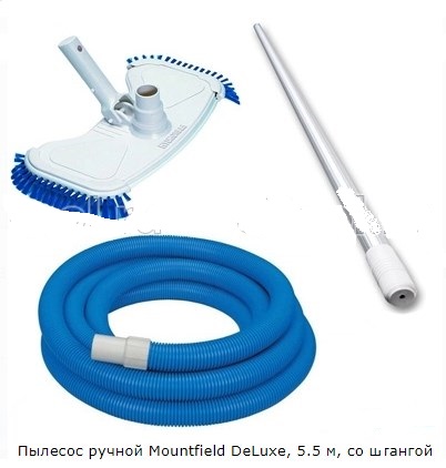 фото Пылесос ручной mountfield deluxe, 5.5 м, со штангой
