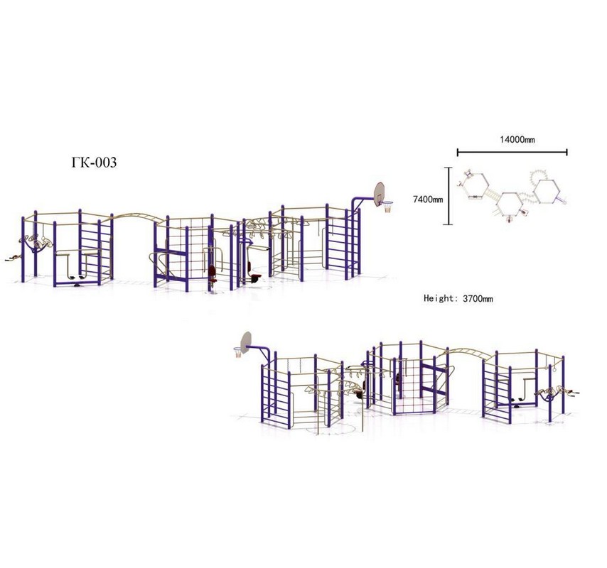 фото Игровой спортивный комплекс hercules гк-03