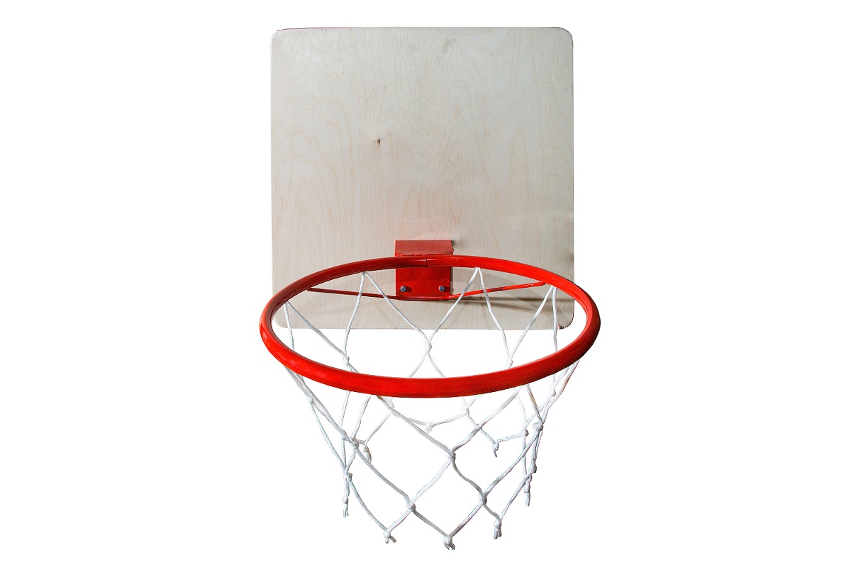 фото Кольцо баскетбольное с сеткой d=380 мм nobrand