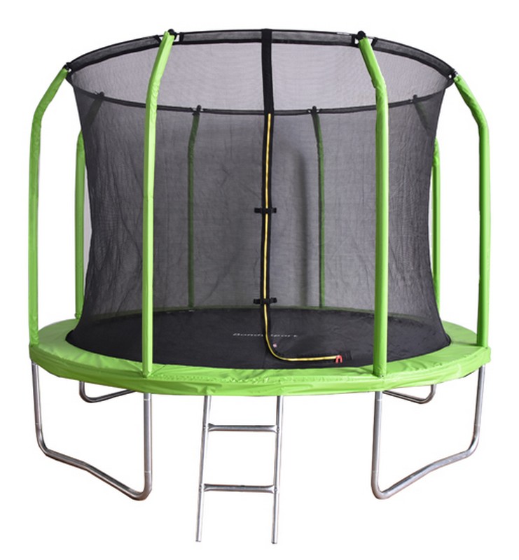 фото Батут bondy sport 6ft 183 см с сеткой и лестницей (зеленый) bs6ftgr