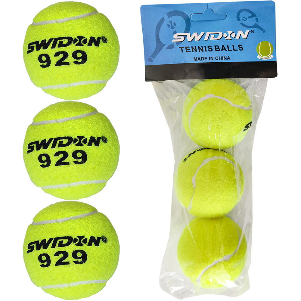 Купить Мячи для большого тенниса Swidon 929 3 штуки (в пакете) E29376, NoBrand