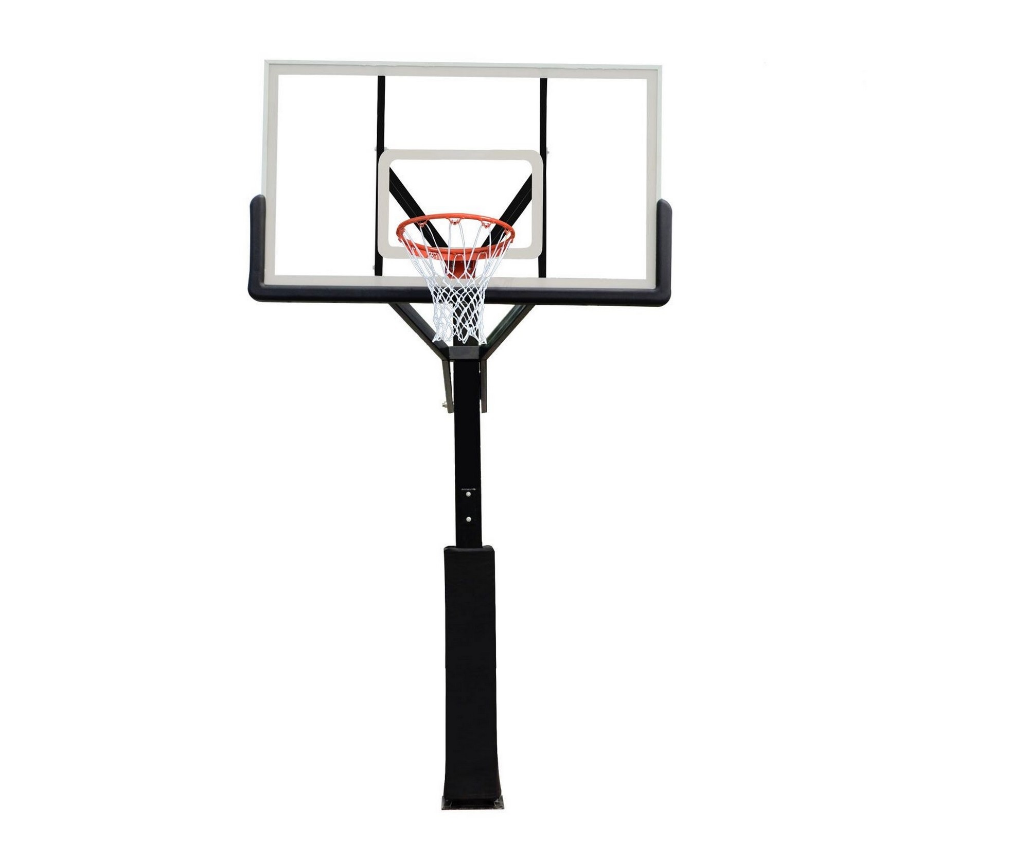 Баскетбольная стационарная стойка DFC ING72G 180x105CM стекло - фото 1