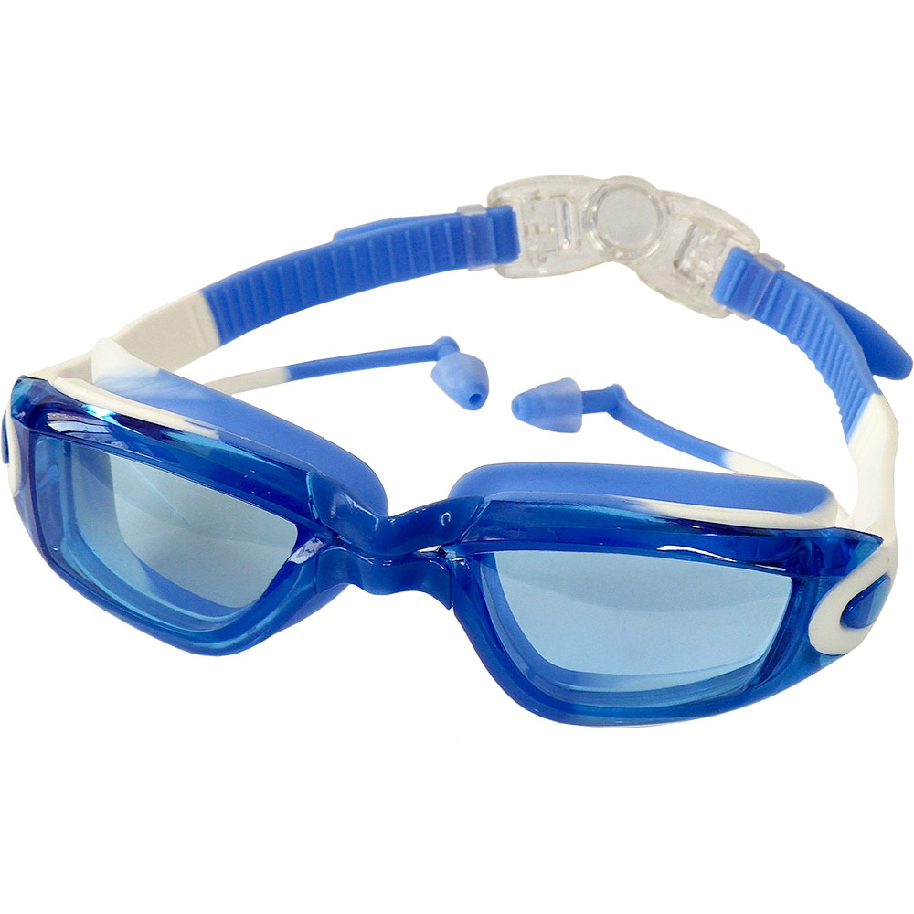 Купить Очки для плавания взрослые (сине-белые) Sportex E33143-1,