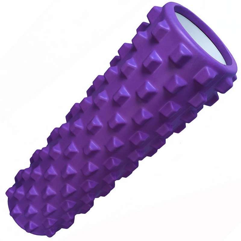 Купить Ролик для йоги Sportex 45х14см ЭВААБС D26057 фиолетовый,