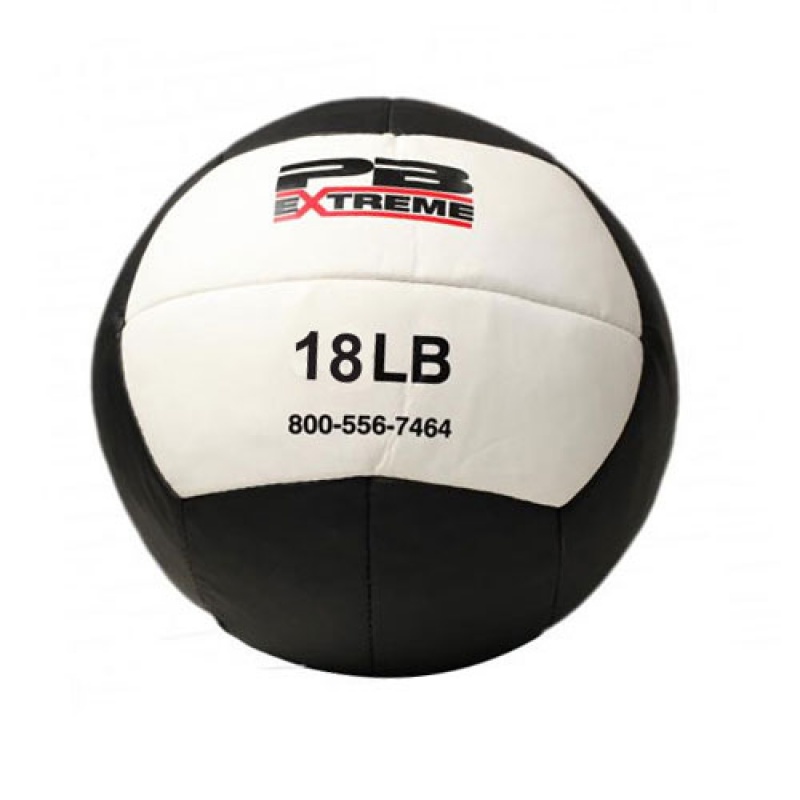 Медицинский мяч Perform Better Extreme 8,1 кг 2679 черный с белым