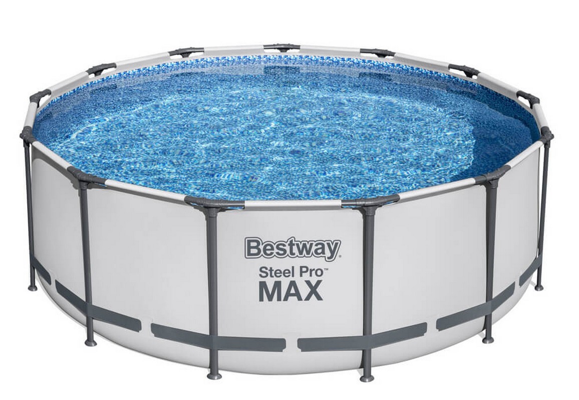 Купить Каркасный бассейн Bestway Steel Pro Max 396x122 см (фильтр, лестница, тент) 5618W,