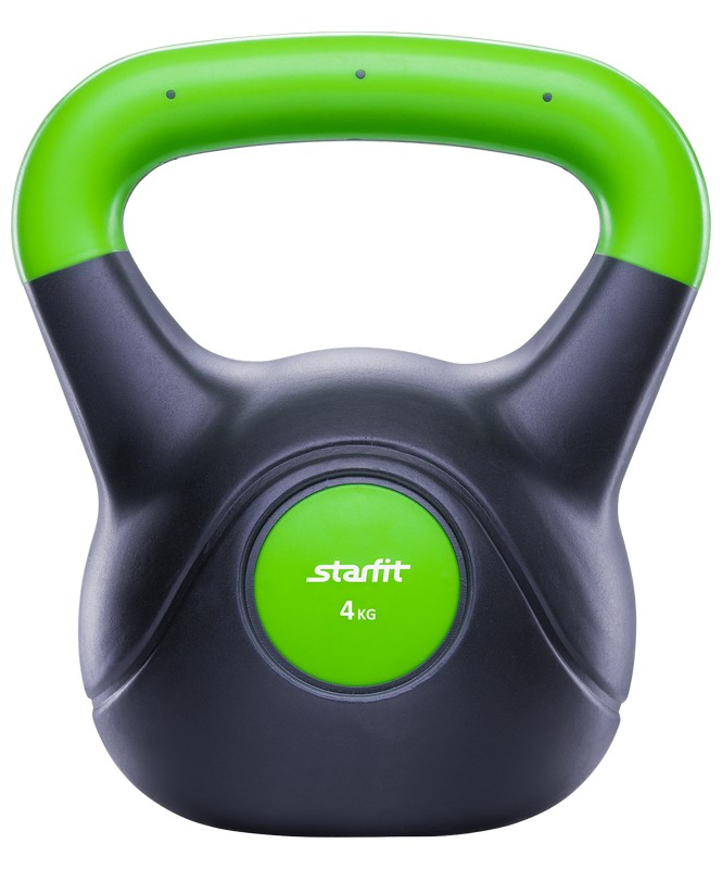 Гиря пластиковая 4 кг Starfit DB-501 зеленый